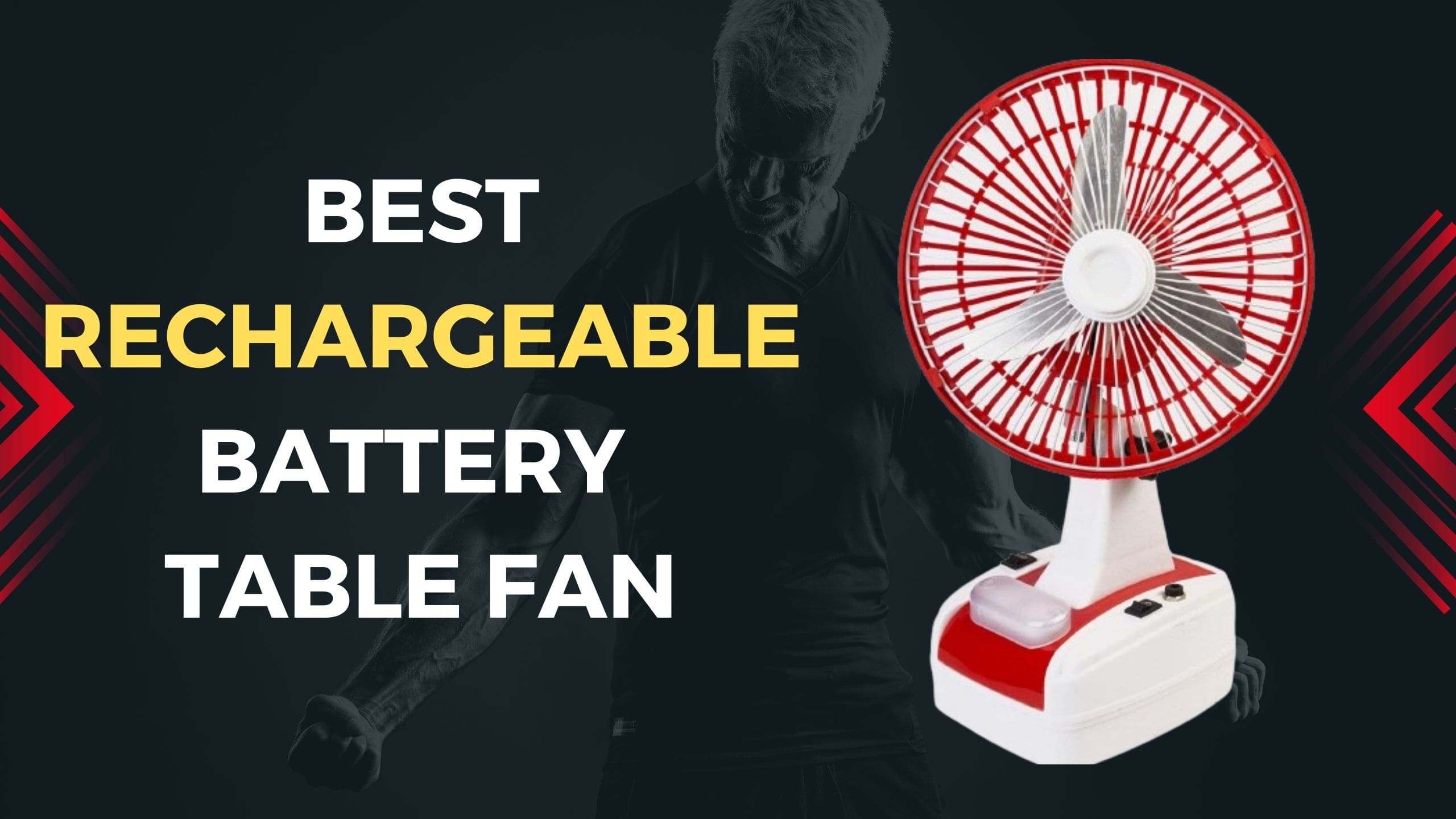 Rechargeable Battery Table Fan