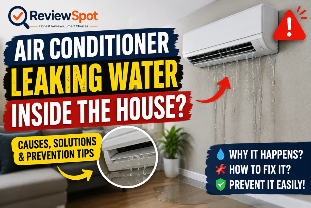 [9 Reasons] Why is my air conditioner leaking water inside the house?