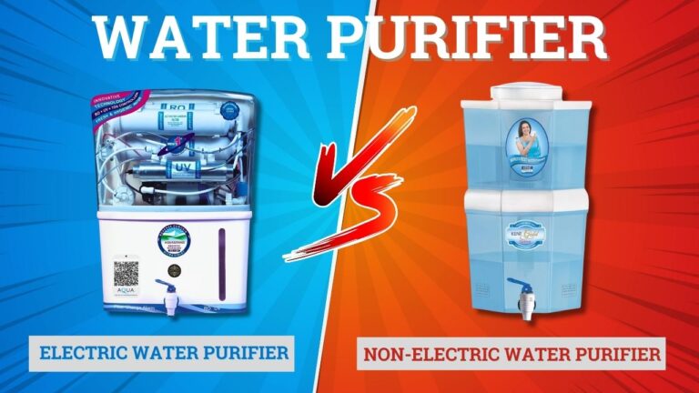 Difference between electric and non-electric water purifier