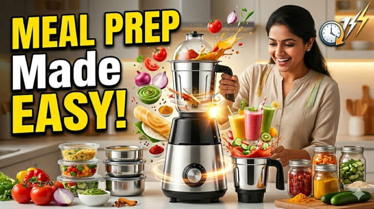 Boost Your Meal Prep Efficiency with Mixer Grinders: A Game-Changer in the Kitchen