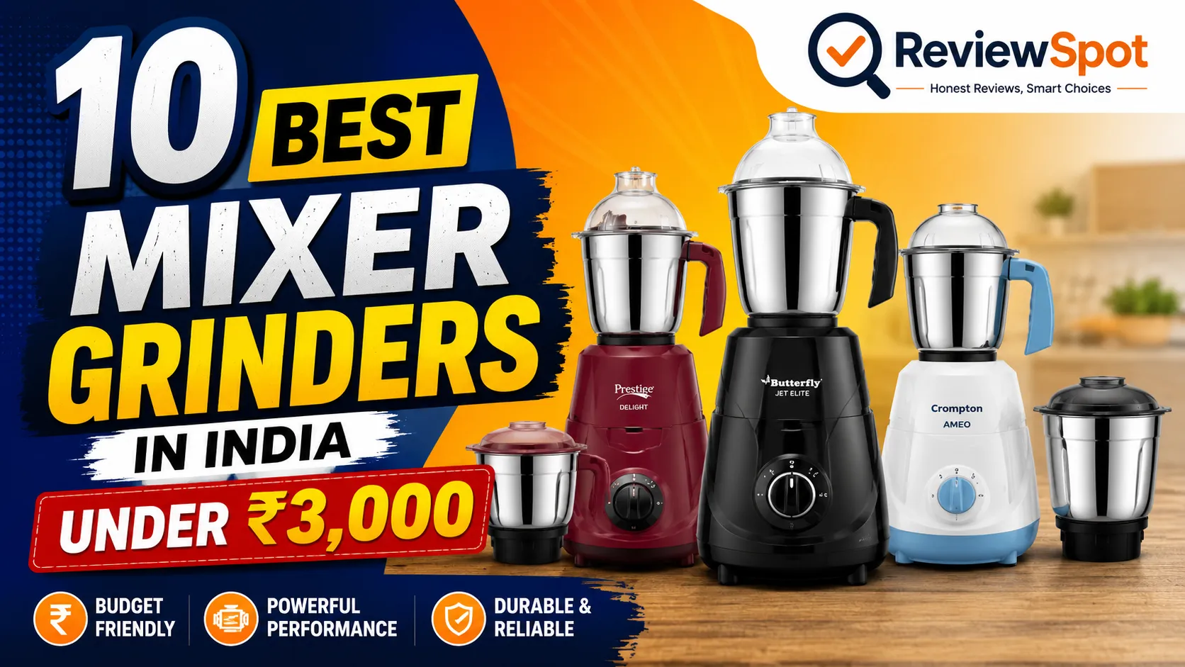 Best Mixer Grinder Under ₹3000