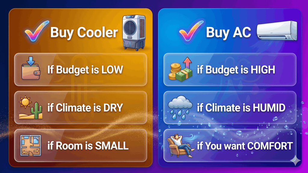Cooler vs AC