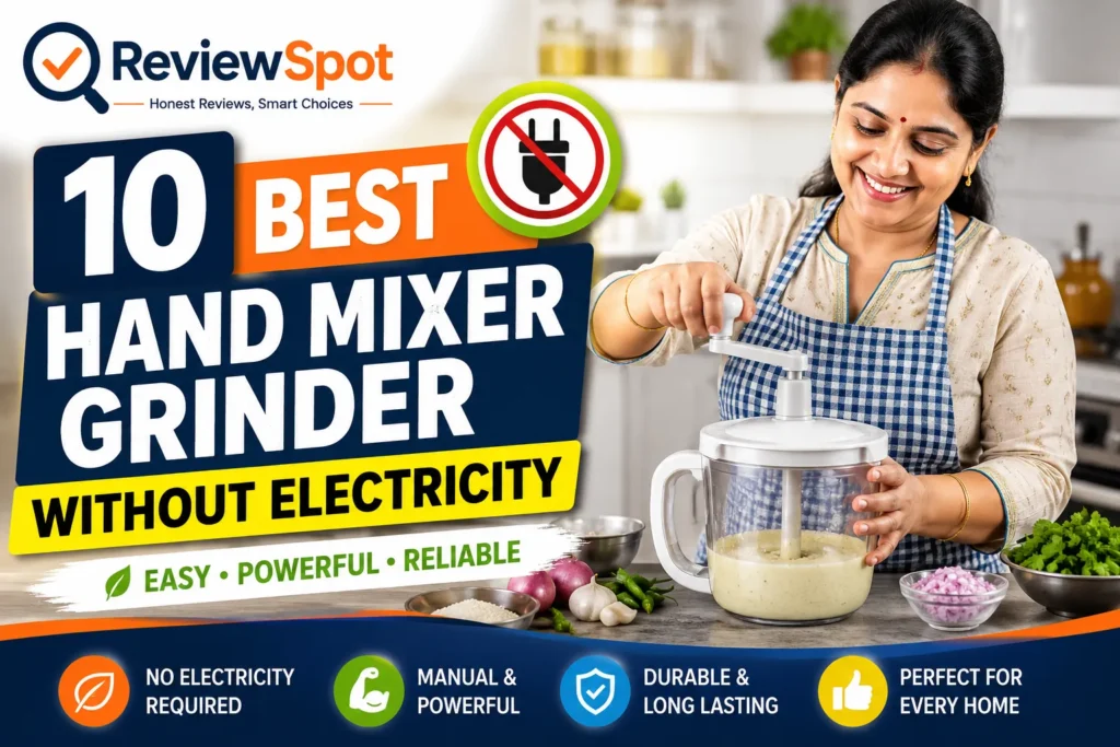10 Best Hand Mixer Grinder Without Electricity: Complete Buyer’s Guide 2026
