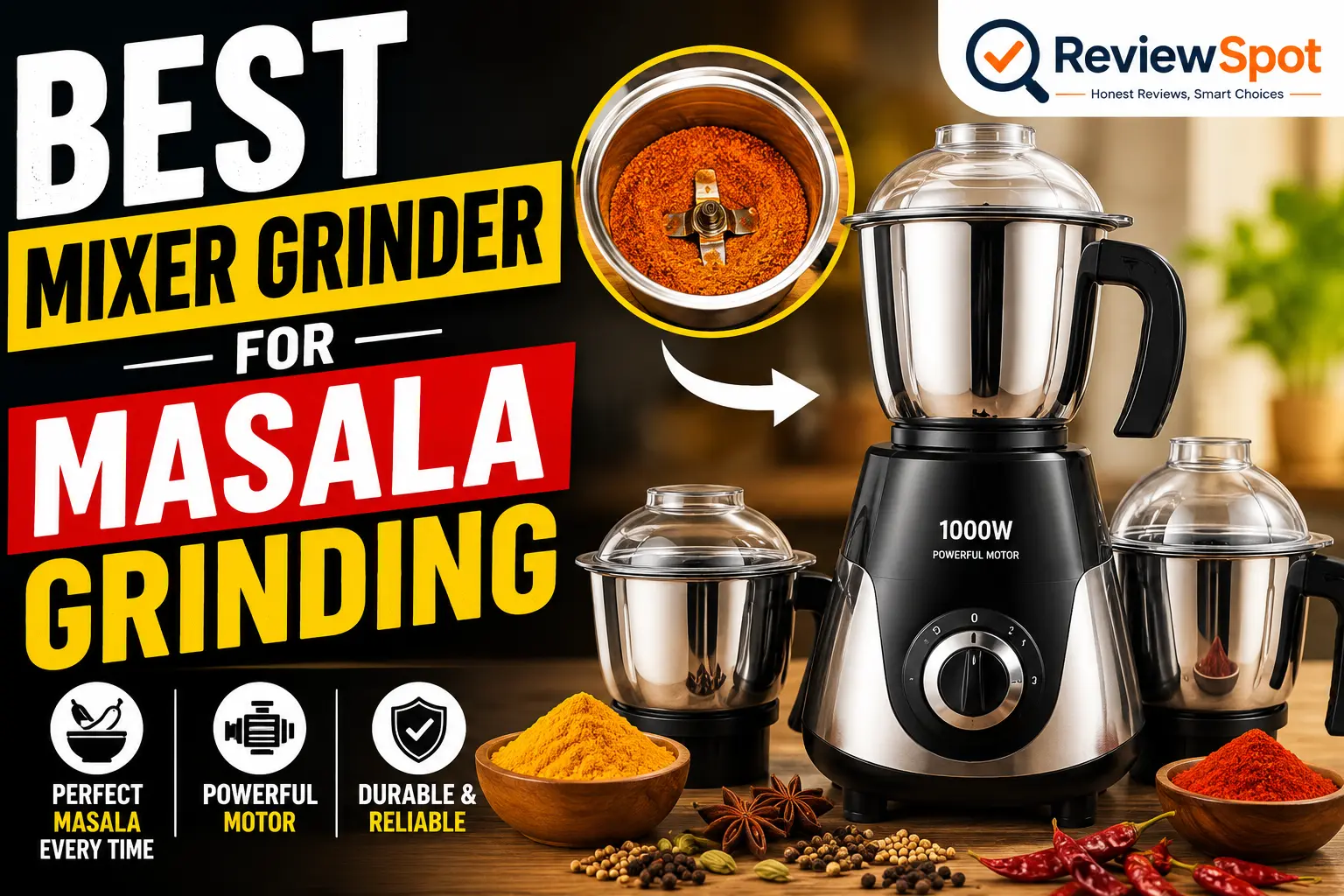 Dry Masala Grinder Machine