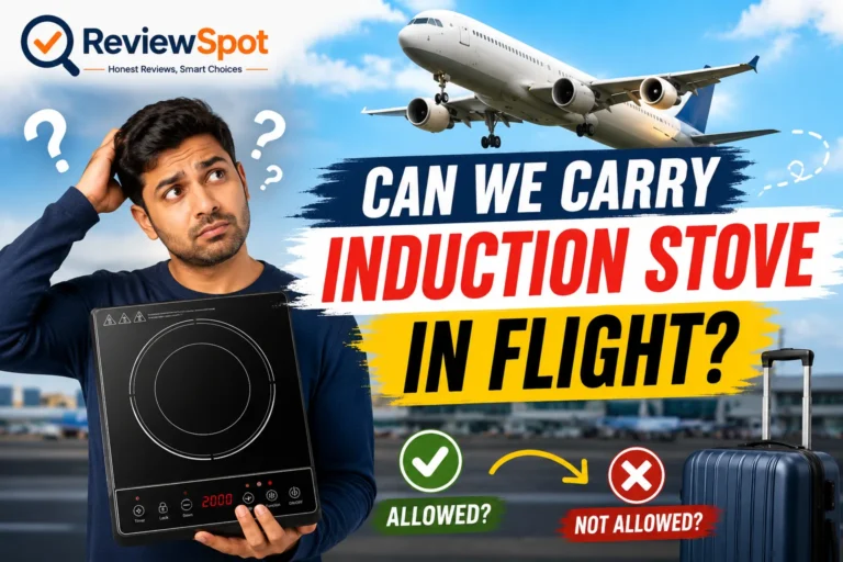 Can We Carry Induction Stove in Flight
