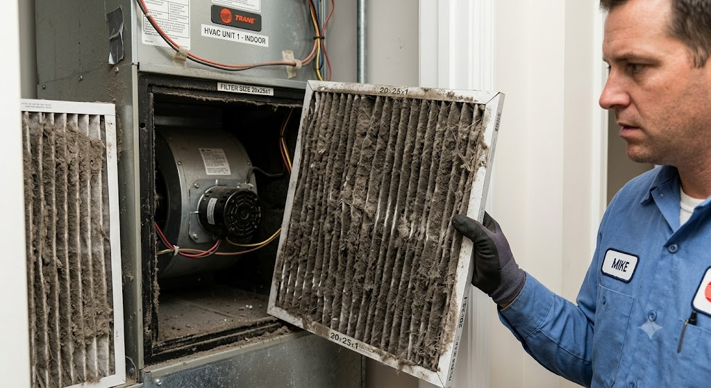 AC Dirty Air Filters