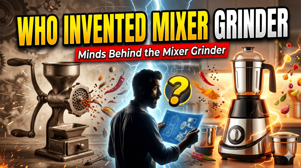 Who invented mixer grinder: Unveiling the Minds Behind the Mixer Grinder
