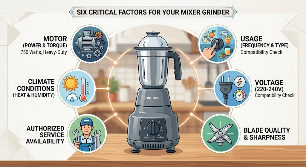 Mixer Grinder Lifespan in India