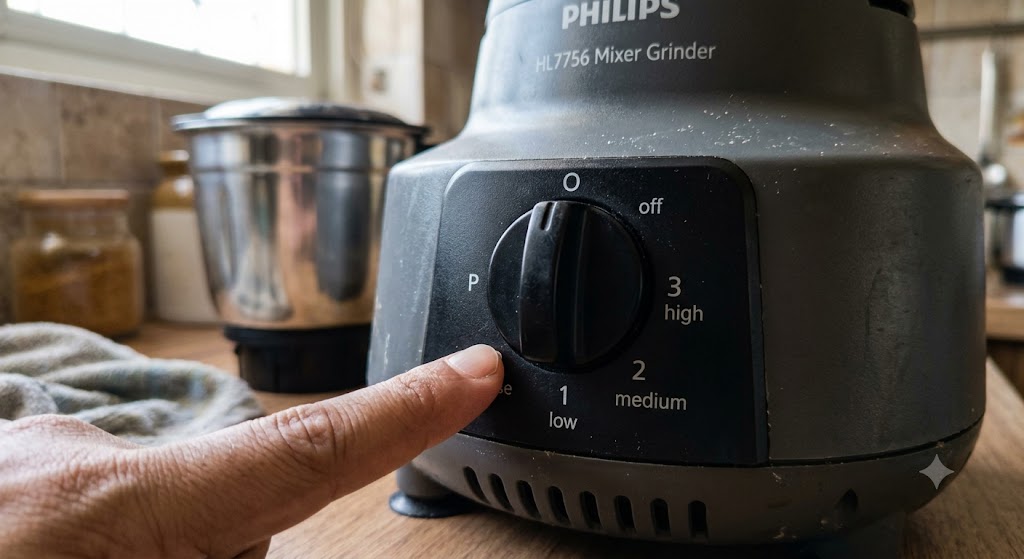 Mixer grinder noise level setting