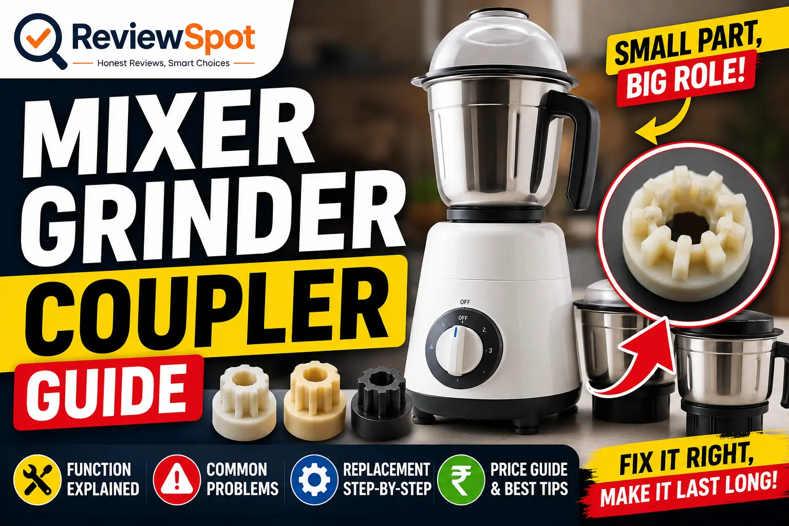 Mixer Grinder Coupler