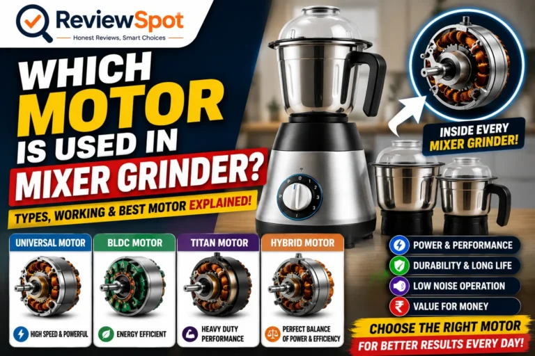 Which Motor Is Used in Mixer Grinder
