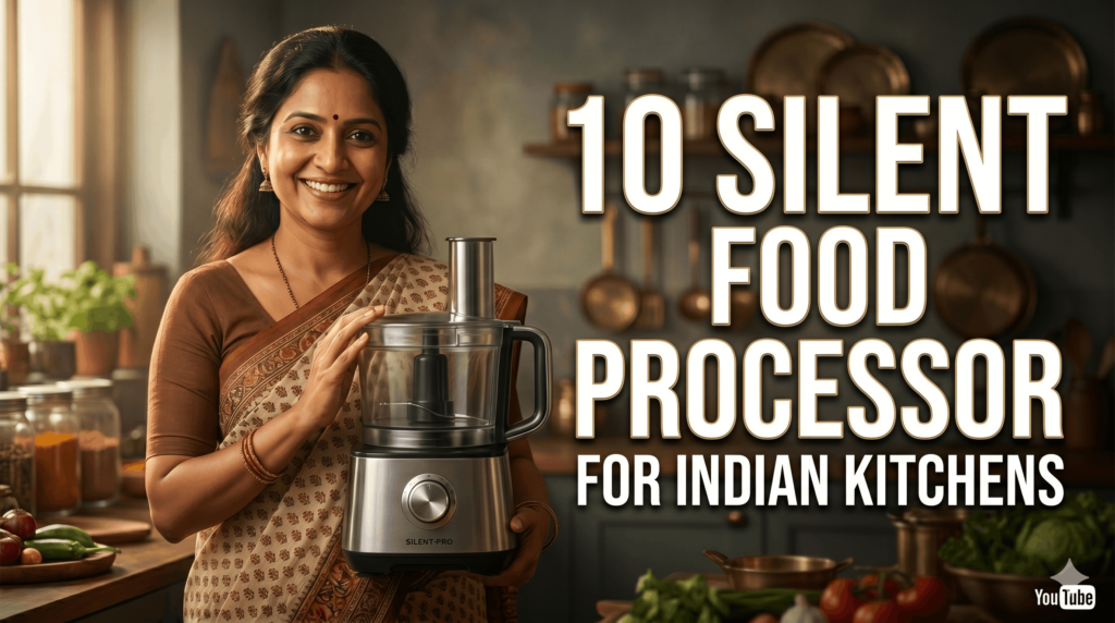 10 Silent food processor for Indian kitchens: No Noise, Full Power! Perfect for Daily Cooking!
