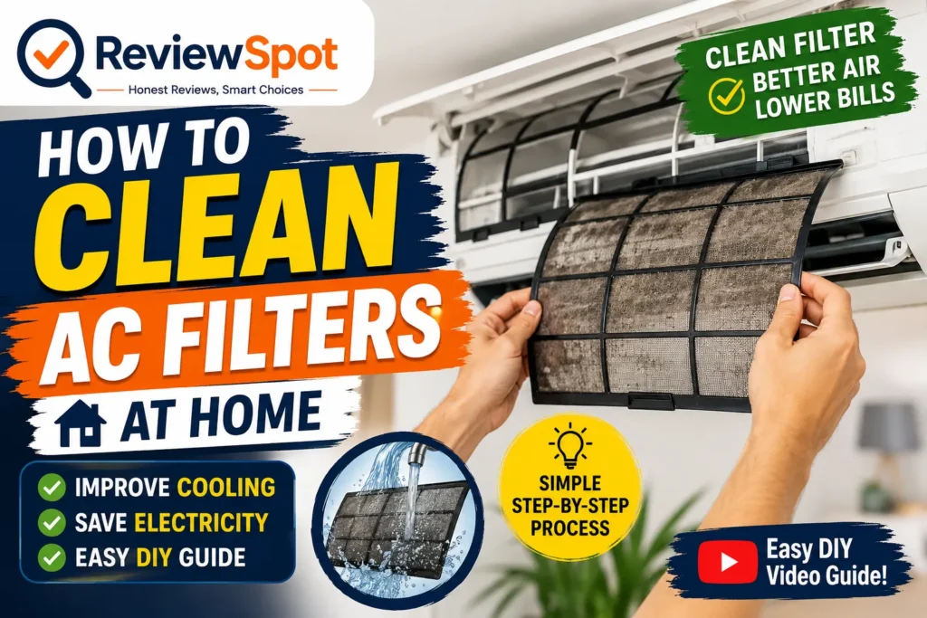 How to Clean AC Filters at Home: Easy DIY Guide to Improve Cooling and Save Electricity