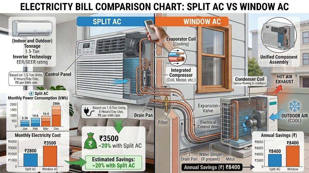 Split AC vs Window AC