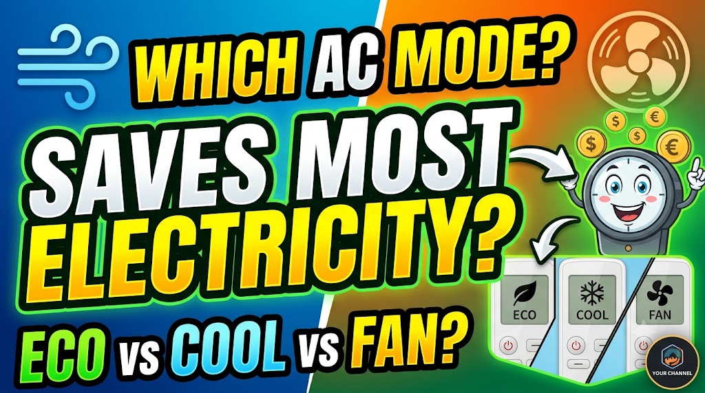Which Mode is Best for AC to Save Electricity? Save Up to 40% on Your Power Bill
