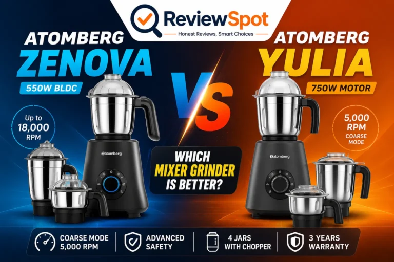 Atomberg Zenova vs Atomberg Yulia