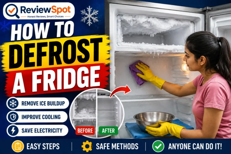 How to Defrost a Fridge