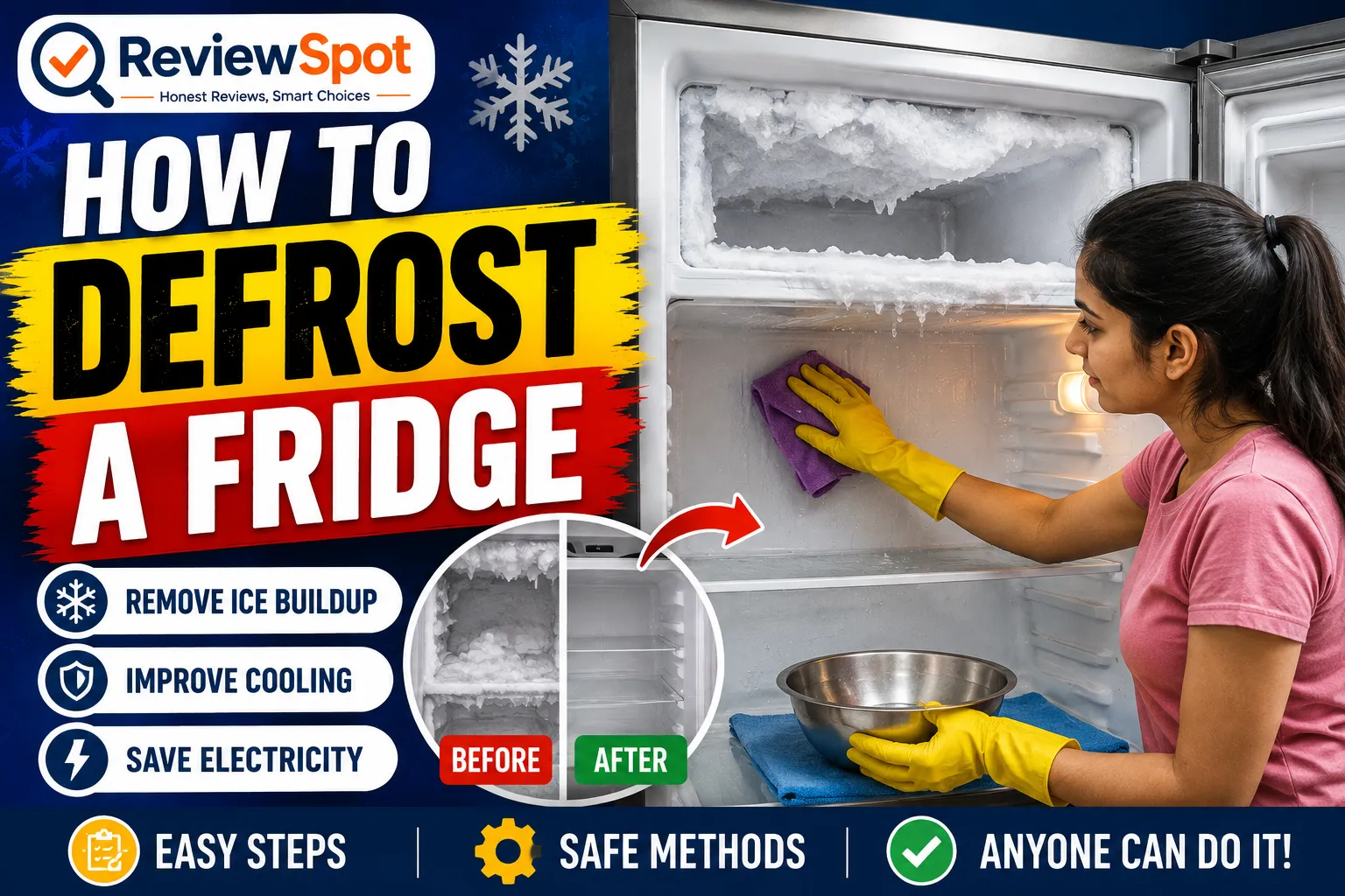 How to Defrost a Fridge