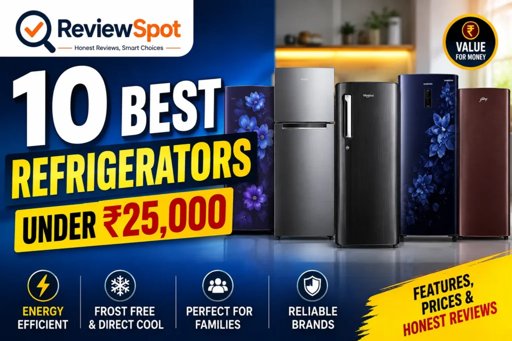 10 Best Refrigerators Under ₹25000 in India 2026: Honest Reviews, Comparison & Buying Guide