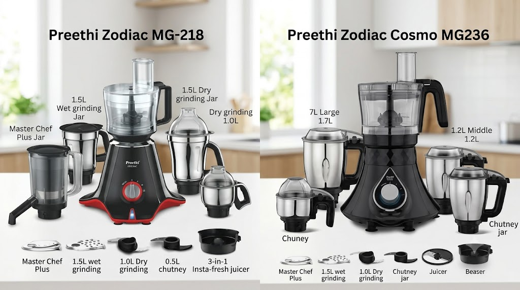Preethi Zodiac vs Cosmo