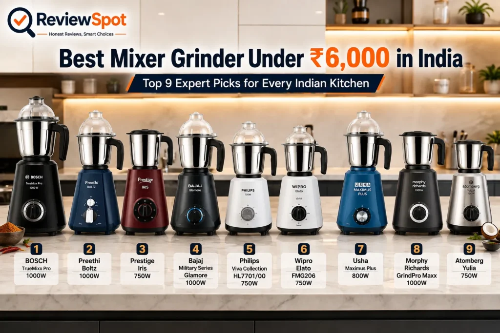 Best Mixer Grinder Under 6000 in India