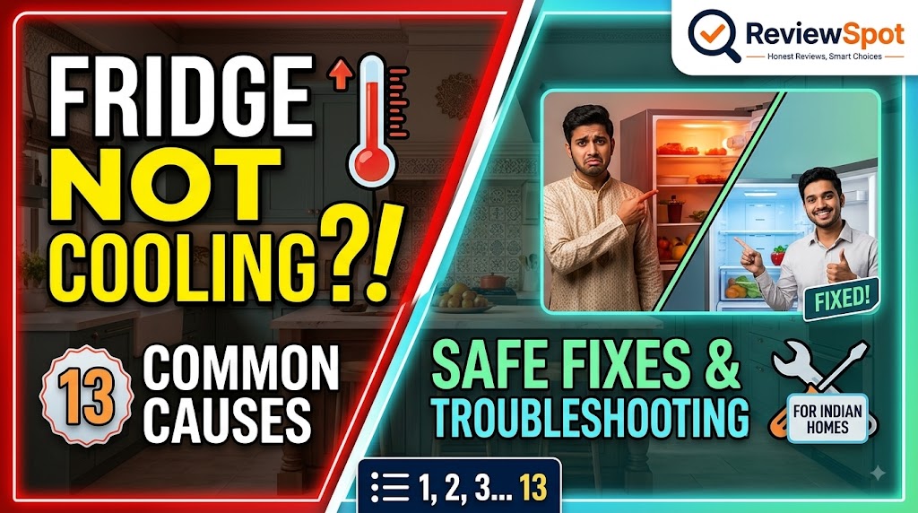 Refrigerator Not Cooling: 13 Common Causes, Safe Fixes & Troubleshooting Guide for Indian Homes