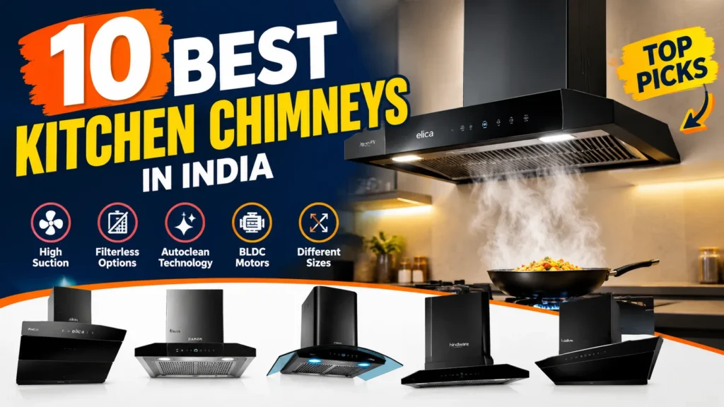 10 Best Kitchen Chimneys in India 2026: Top Picks for Indian Kitchens