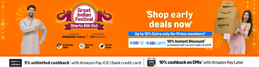 Amazon Great Indian Festival Early Deals 2026