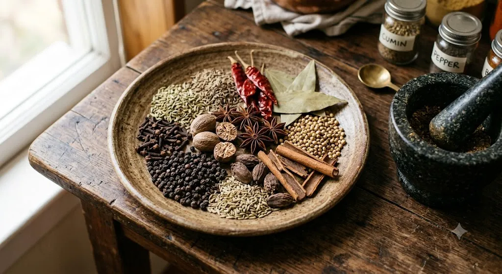 Roast and Cool Spices Properly