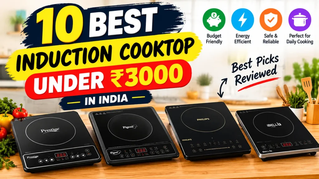 10 Best Induction Cooktop Under ₹3000 in India 2026: Top Picks, Reviews & Buying Guide
