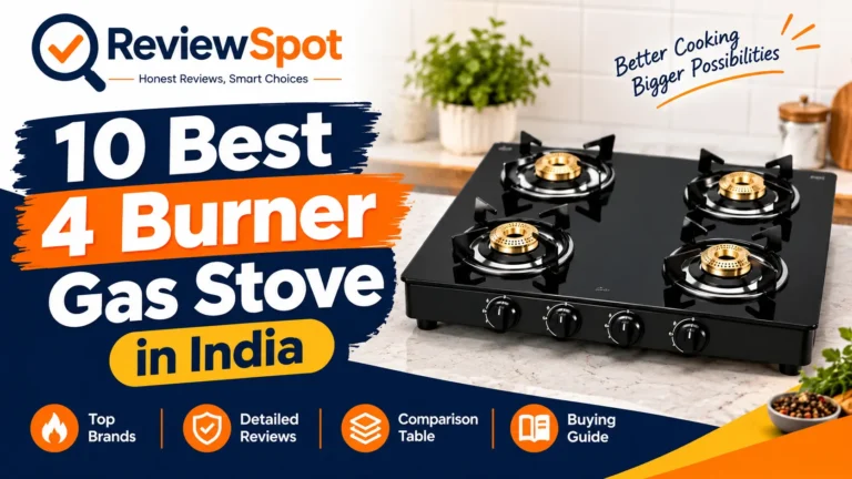 Best 4 Burner Gas Stove in India