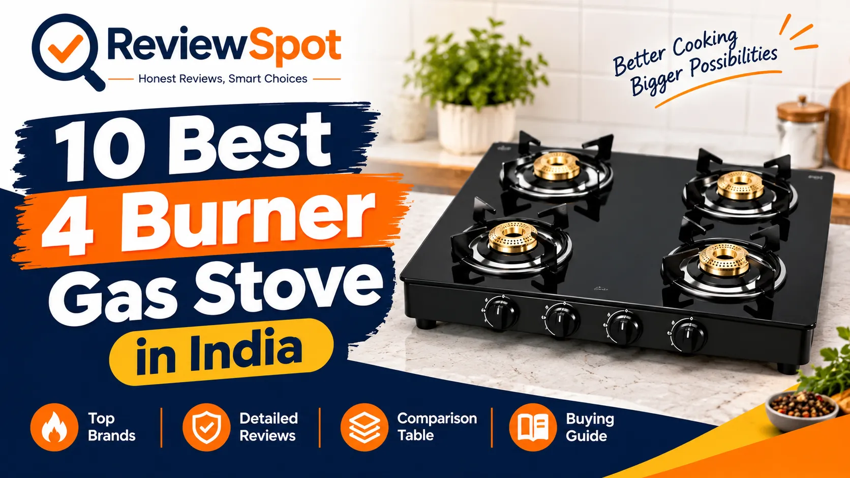 Best 4 Burner Gas Stove in India