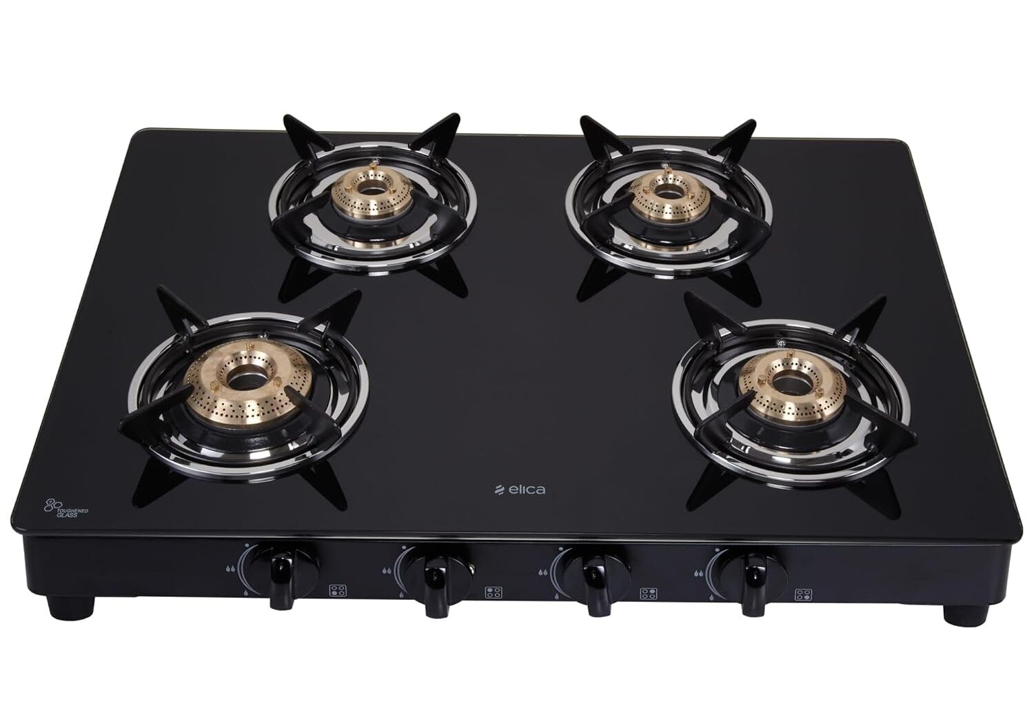 Elica 694 CT Vetro 4 Burner Gas Stove