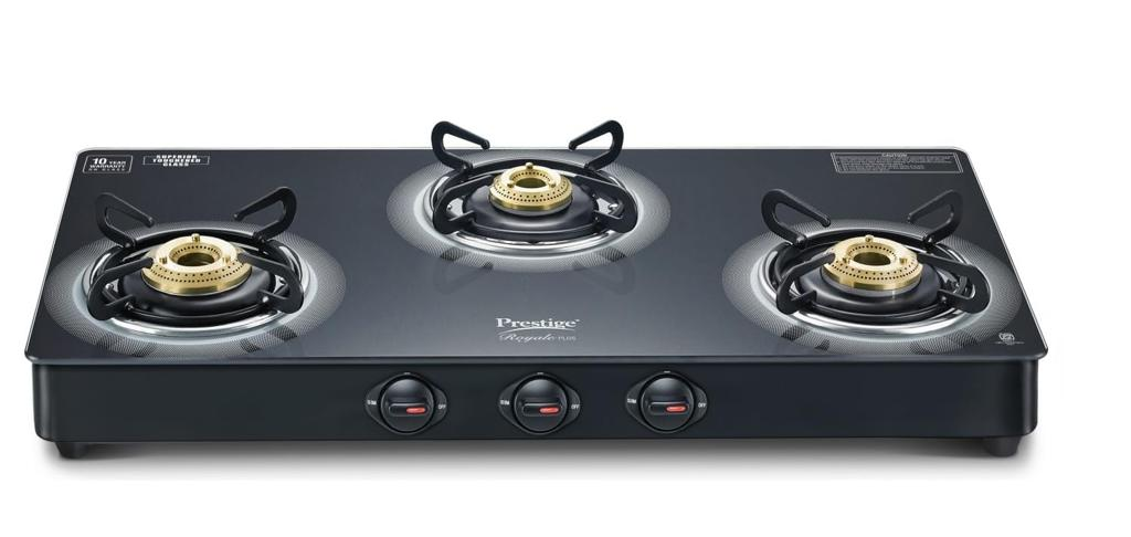 Prestige Royale Plus GT 03L three burner gas stove