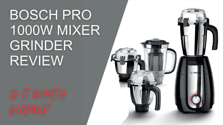 Bosch Pro 1000W Mixer Grinder review